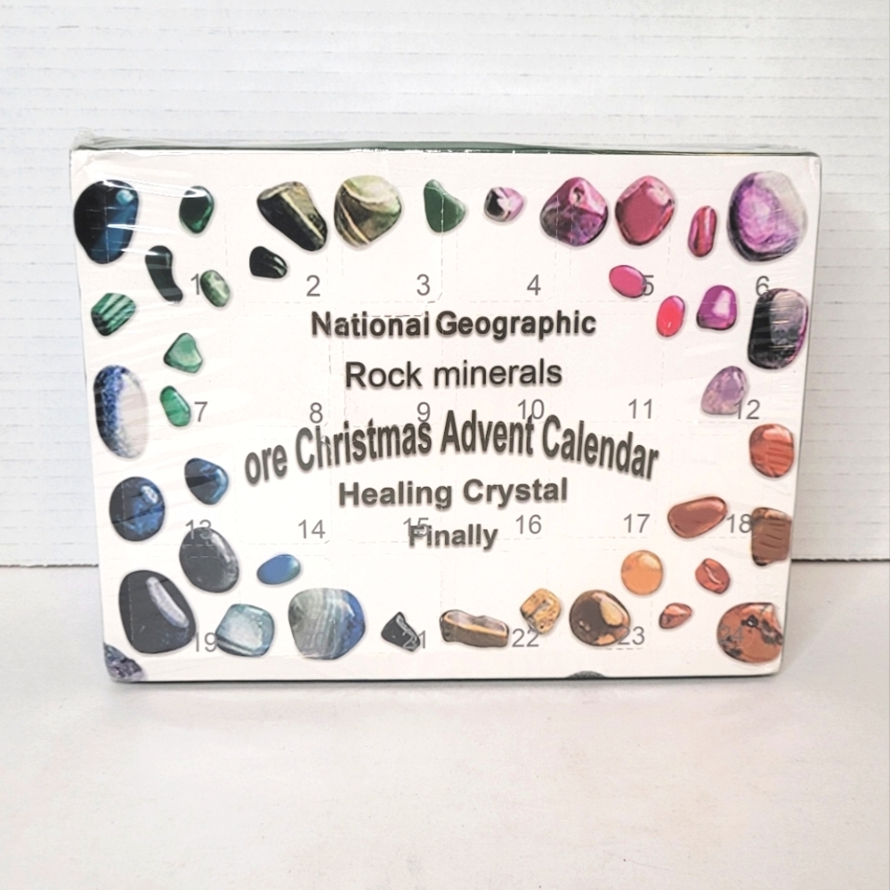 National Geographic Rock Minerals Advent Calendar Healing Crystals